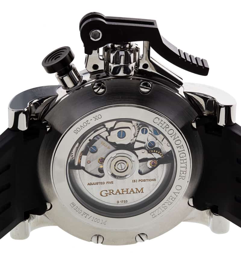 Graham Chronofighter Oversize GMT - Steel 2OVGS.B26A